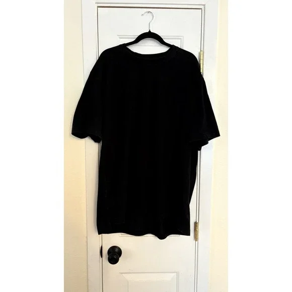 Carhartt Loose Fit Henley T-Shirt Black XL Workwear Short Sleeve Pocket Tee - Picture 3 of 5